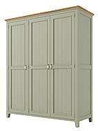 Skříň LEVANDE W3P AIR z masivu olivová