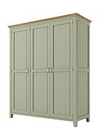 Skříň LEVANDE W3P z masivu olivová