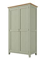 Skříň PROVENCE AIR W2P z masivu kombinovaná olivová