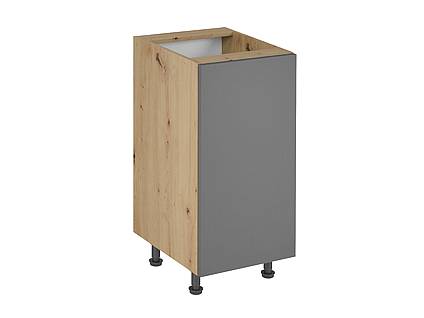 Spodní kuchyňská skříňka LANGEN D40 - tmavě šedá/dub artisan