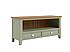 TV stolek LEVANDE SLIM K1P z masivu olivový