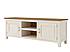 TV stolek Provence SLIM K6P z masivu krémový