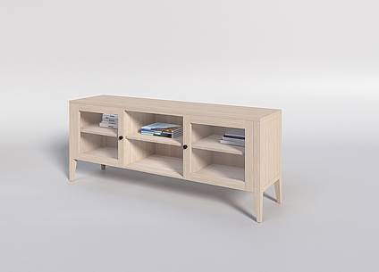 TV stolek z masivu MAROKO KT4 175cm přírodní buk