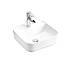 Umyvadlo na desku MAGIC WHITE 40 cm