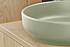 Umyvadlo na desku RIVER 1 Olive Green