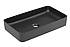 Umyvadlo na desku SLIM 2 BLACK 60 - 61 cm