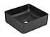 Umyvadlo na desku Slim Black 37 cm