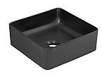 Umyvadlo na desku Slim Black 37 cm