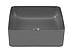 Umyvadlo na desku Slim Grey 37 cm