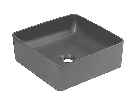 Umyvadlo na desku Slim Grey 37 cm