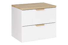 Umyvadlová skříňka ASTER 60 cm bílá s deskou