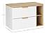 Umyvadlová skříňka ASTER 80 cm bílá/dub cremona