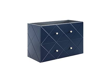 Umyvadlová skříňka Elegance Blue 90 cm