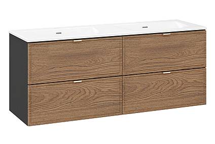 Umyvadlová skříňka TALIA Casella s umyvadly 120 cm