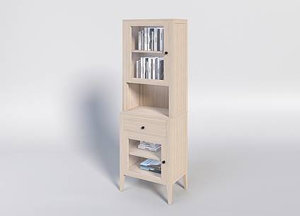Úzká kredenc MAROKO KRT1 přírodní buk