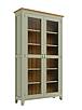 Vitrína LEVANDE W8P z masivu olivová