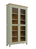 Vitrína LEVANDE W8P z masivu olivová