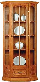 Vitrína rohová Kinga