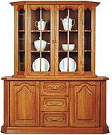 Vitrína s komodou KINGA