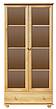 Vitrína z masivu Nikolas 68A 1S2D, š.90cm, olše