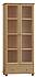 Vitrína z masivu Nikolas RW103, š.80cm, přírodní