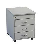 Zásuvkový kontejner na kolečkách - šedý