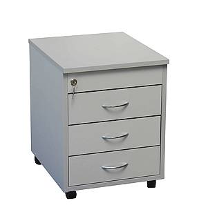 Zásuvkový kontejner na kolečkách - šedý