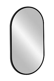 Zrcadlo do koupelny APOLLO BLACK s LED osvětlením
